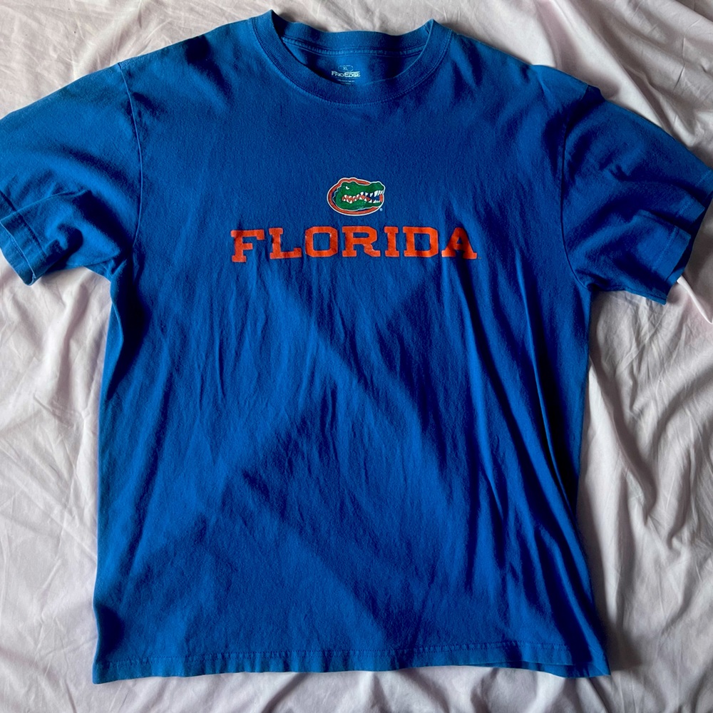 Florida gators size large blue tee shirt